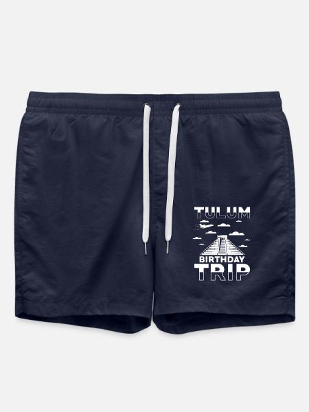 Tulum Birthday Trip Tulum Mexico - Swim Trunks - french navy