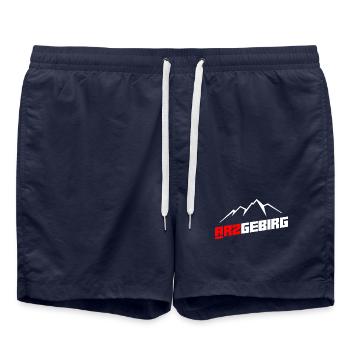Arzgebirg Berg Wandern - Badeshorts - French Navy - Vorne - AI Model Male 185 light (185cm)