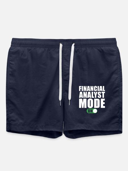Financial Analyst Mode on - Swim Trunks - french navy