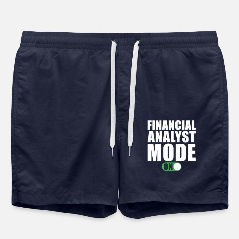 Financial Analyst Mode on - Swim Trunks - french navy