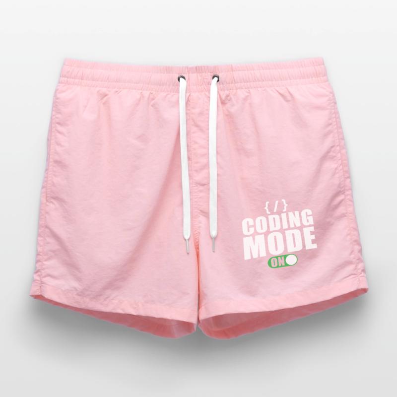 Coder Entwickler Programmierer Geschenk Badeshorts