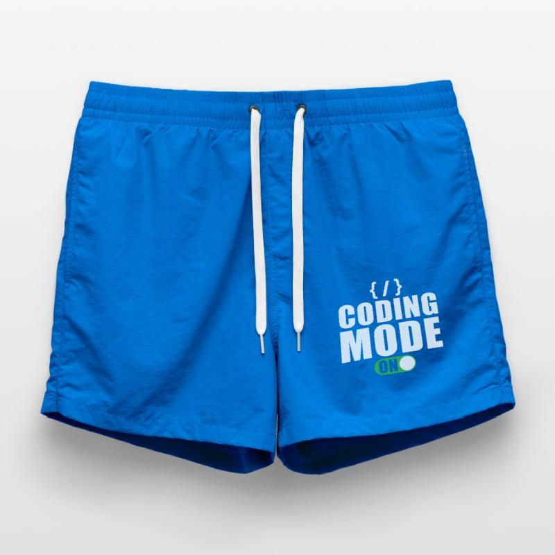 Coder Entwickler Programmierer Geschenk Badeshorts