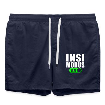 Mode Insi activé - Short de bain - bleu marine - Devant - AI Model Male 185 light (185cm)