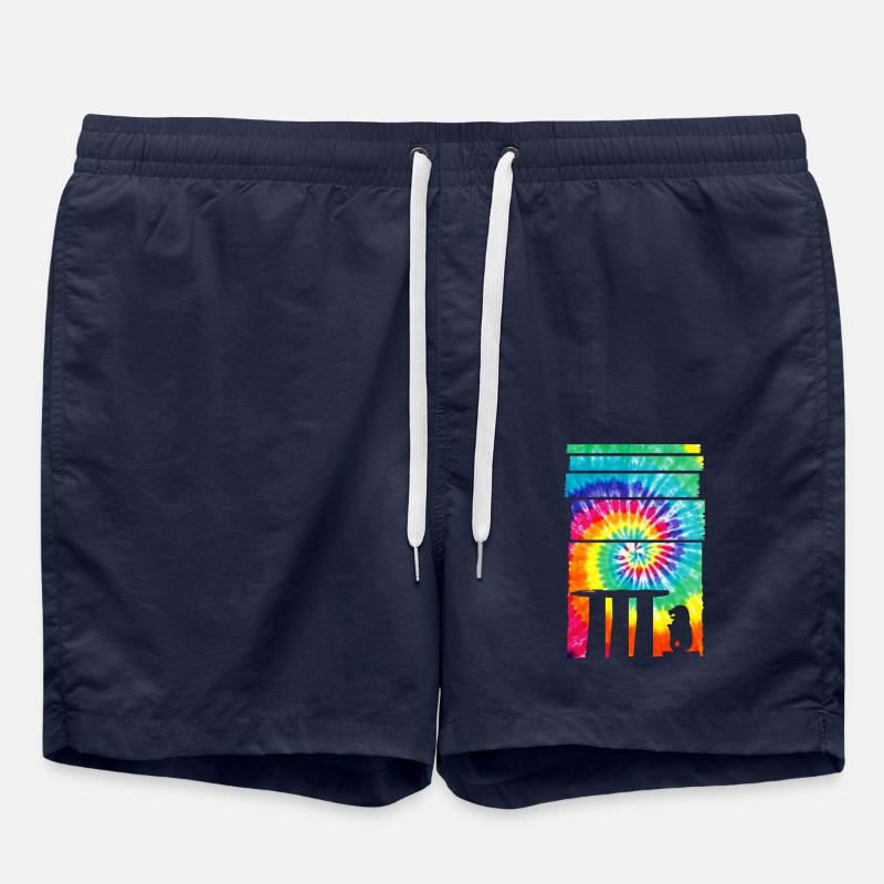 Singapore Souvenir - Swim Trunks - french navy