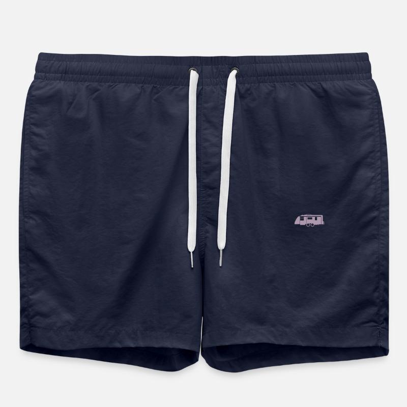 Chemise caravane - Short de bain - bleu marine