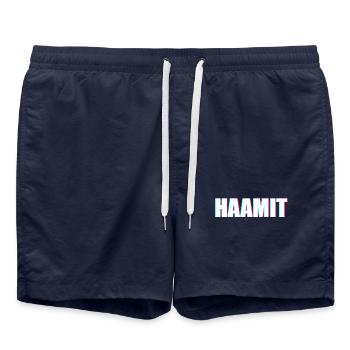 Haamit Erzgebirge - Badeshorts - French Navy - Vorne - AI Model Male 185 light (185cm)
