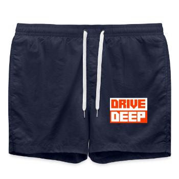 Voiture tuning abaissée - Short de bain - bleu marine - Devant - AI Model Male 185 light (185cm)