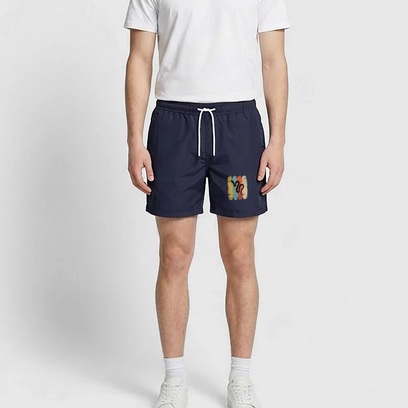 Snake Retro Reptile Python Gift idea Badeshorts