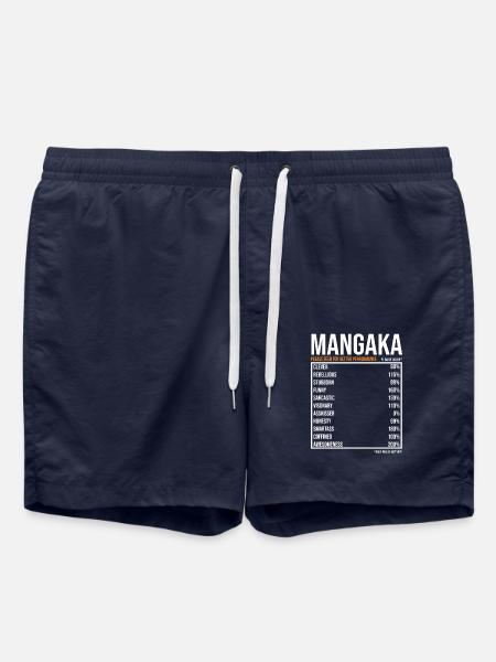 Mangaka Manga Zeichner - Badeshorts - French Navy