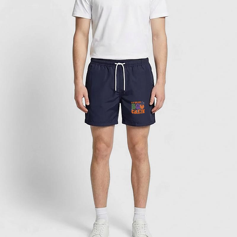 3rd Class Boo Crew Ghostly Pumpkin Monsters Swim Trunks