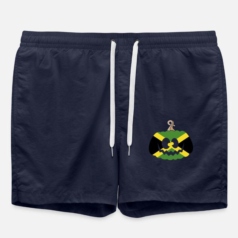 Hungary Halloween Pumpkin - Swim Trunks - french navy
