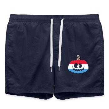Hungary Halloween Pumpkin - Swim Trunks - french navy - Front - AI Model Male 185 light (185cm)