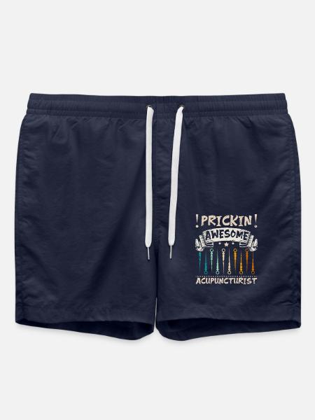 Prickin awesome acupuncturist - Swim Trunks - french navy