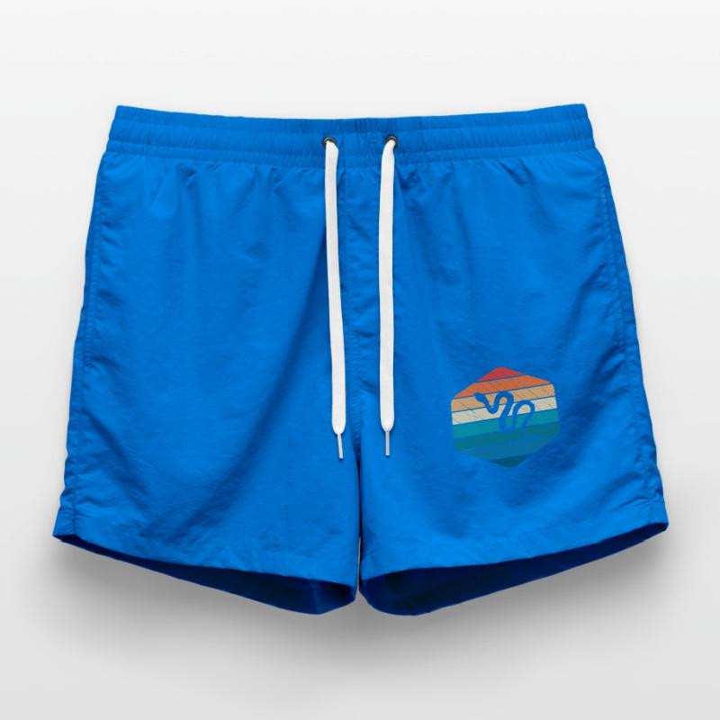 Snake Retro Reptile Python Idée cadeau Short de bain