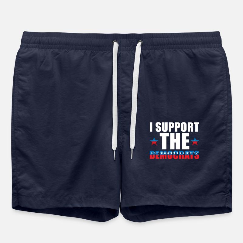 Democrats USA Support - Swim Trunks - french navy