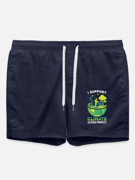 Klimaschützer Klimaschutz Support - Badeshorts - French Navy