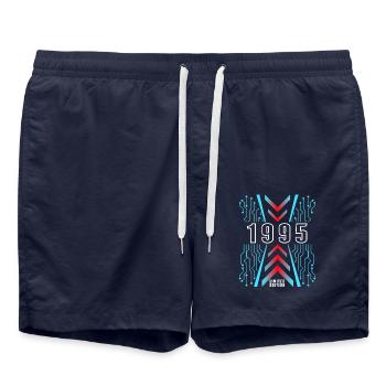 Anniversaire 1995 Gaming Limited Edition Gamer - Short de bain - bleu marine - Devant - AI Model Male 185 light (185cm)