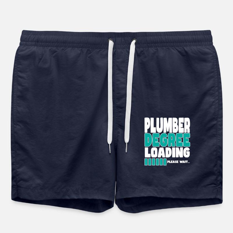 Plumber invites training - Swim Trunks - french navy