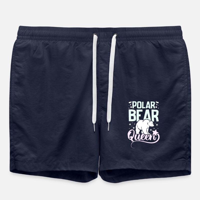 Polar bear queen - Swim Trunks - french navy