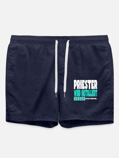 Priester wird installiert - Badeshorts - French Navy