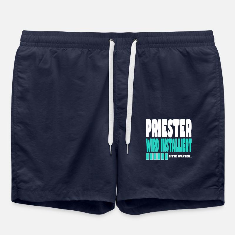 Priester wird installiert - Badeshorts - French Navy