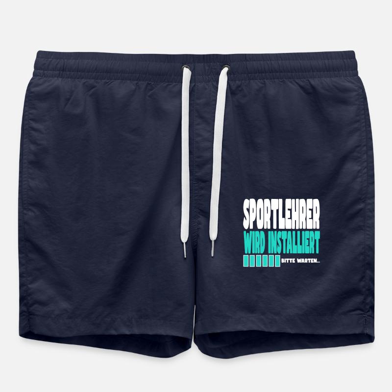 Sportlehrer wird installiert - Badeshorts - French Navy