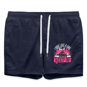 Quad ATV Offroad Quad Rider - Swim Trunks - french navy - Front - AI Model Male 185 light (185cm)