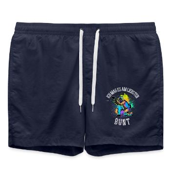 Paintball - Badeshorts - French Navy - Vorne - AI Model Male 185 light (185cm)