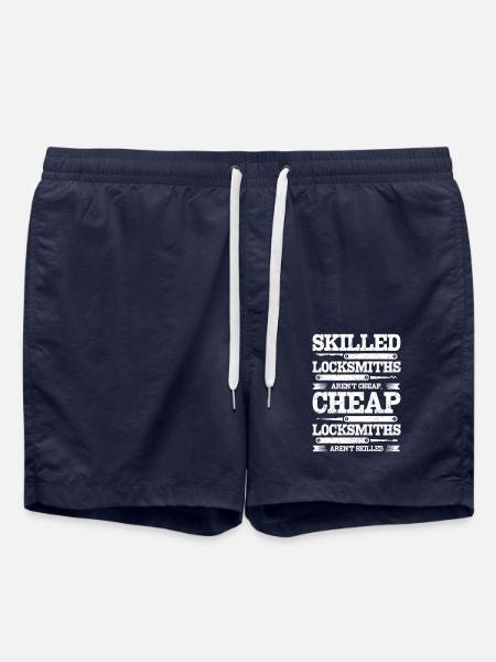 Skilled locksmiths aren't cheap - Swim Trunks - french navy