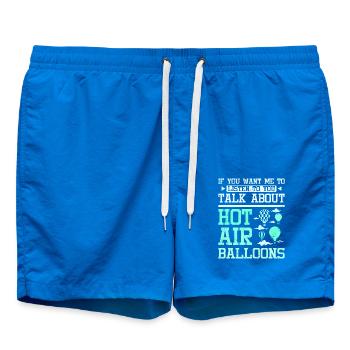 Talke about hot air balloons - Badeshorts - Cobalt blue - Vorne