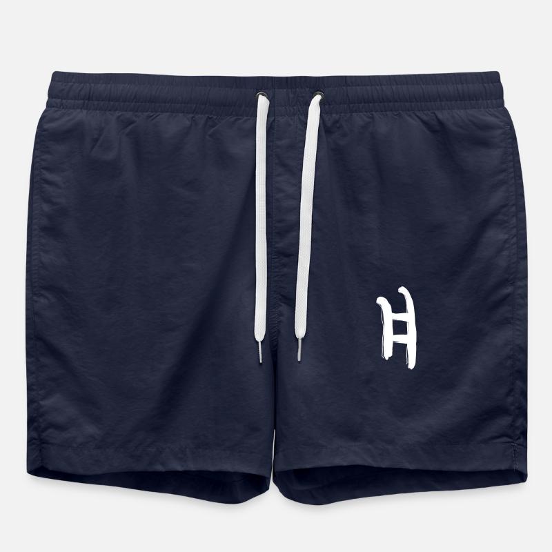 Korean letter Yoe - Swim Trunks - french navy