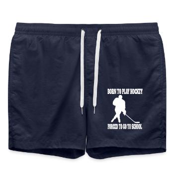 Hockey sur glace Équipe de hockey sur glace Cadeau de sports d’hiver - Short de bain - bleu marine - Devant - AI Model Male 185 light (185cm)