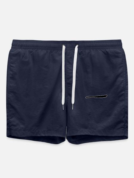 Korean letter Eu - Swim Trunks - french navy