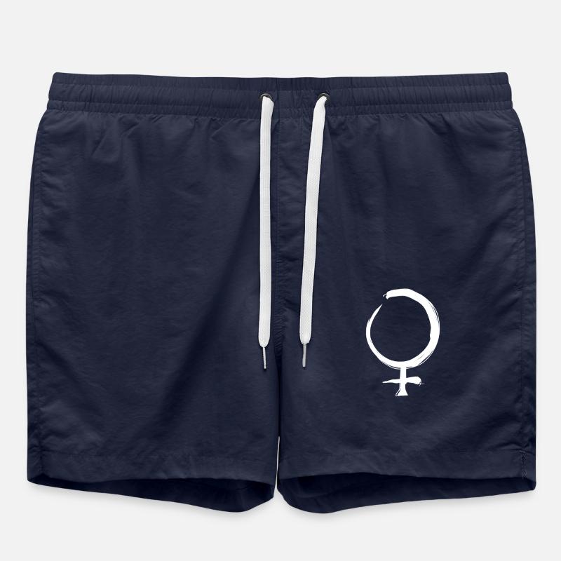 Symbole d’astrologie de Vénus - Short de bain - bleu marine