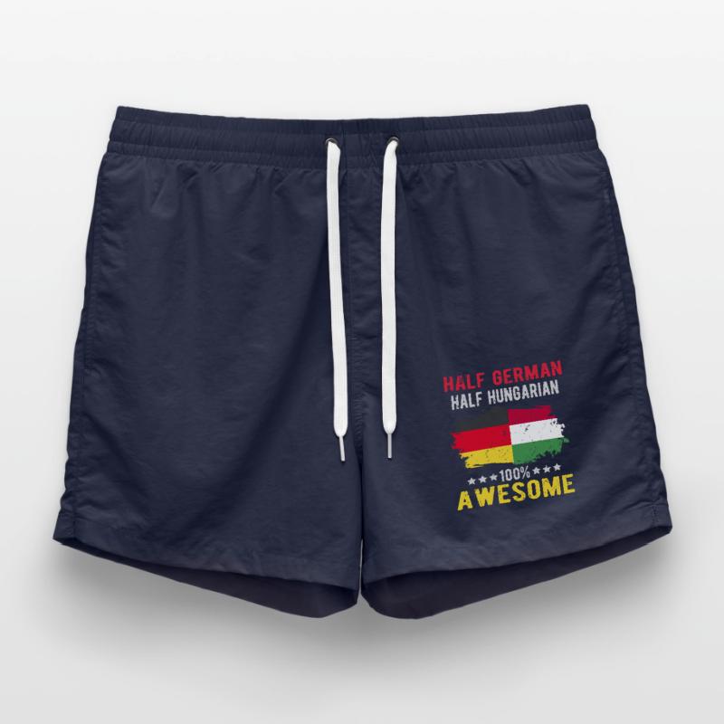 Halb Deutsch Halb Ungar Badeshorts