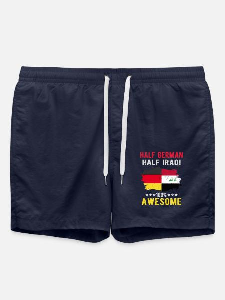 Half German Half Iraki - Swim Trunks - french navy