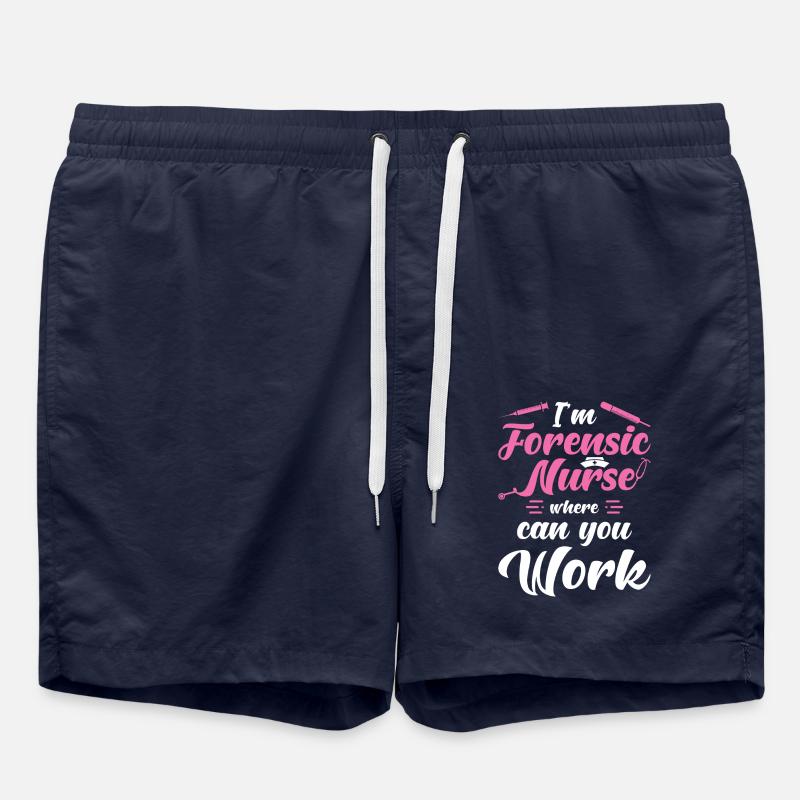 Forensic Nurse - Swim Trunks - french navy