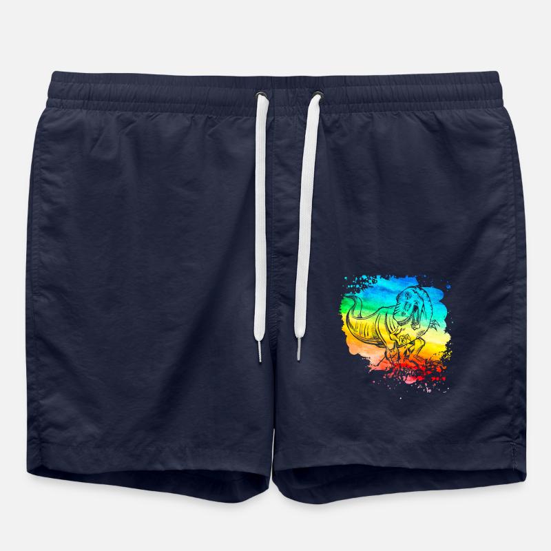 Dinosaurier - Badeshorts - French Navy
