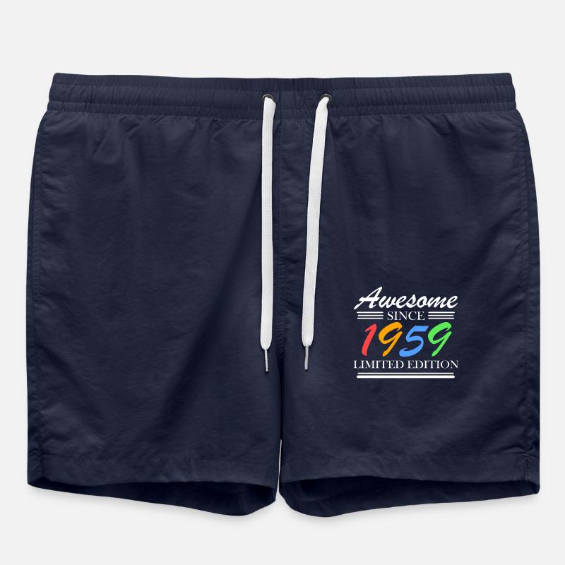 1959 - Swim Trunks - french navy