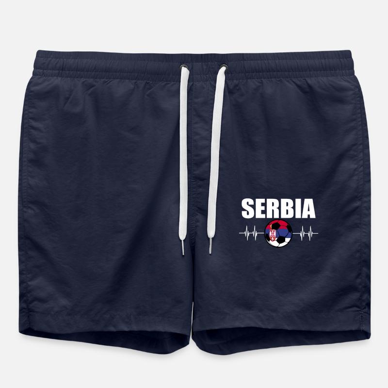 Serbien Fußball - Badeshorts - French Navy