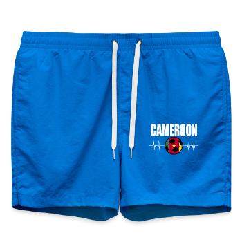 Cameroon Football - Swim Trunks - cobalt blue - Front