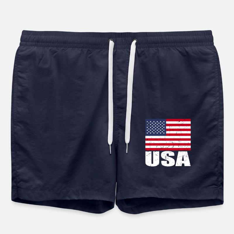 Drapeau de cerf - Short de bain - bleu marine