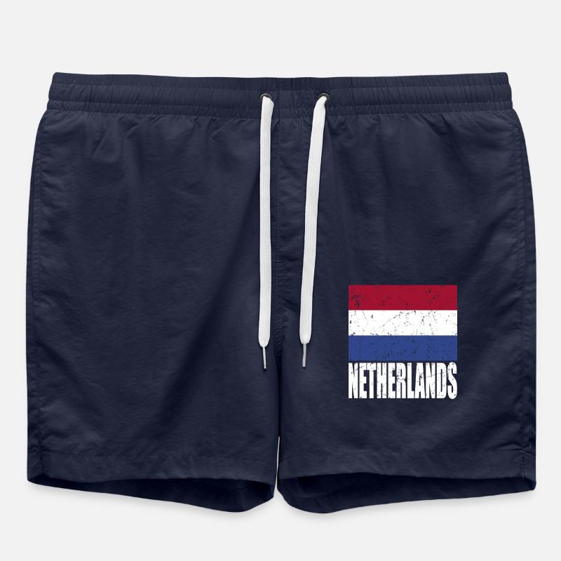 Drapeau des Pays-Bas - Short de bain - bleu marine