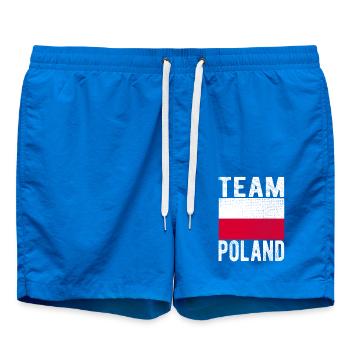 Drapeau de la Pologne - Short de bain - cobalt blue - Devant