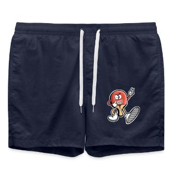 Ping-pong - Short de bain - bleu marine - Devant - AI Model Male 185 light (185cm)