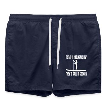 Stand up paddlers Stand Up Paddle Stand up paddle Surf - Short de bain - bleu marine - Devant - AI Model Male 185 light (185cm)