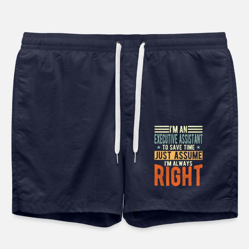 Assistant au conseil d’administration - Short de bain - bleu marine
