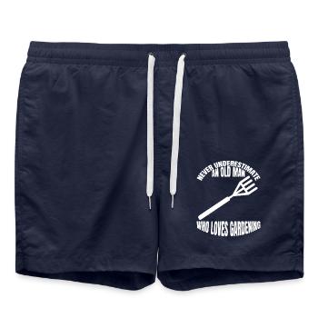 Gardener Orchard Garden Gift Hobby Gardener - Swim Trunks - french navy - Front - AI Model Male 185 light (185cm)