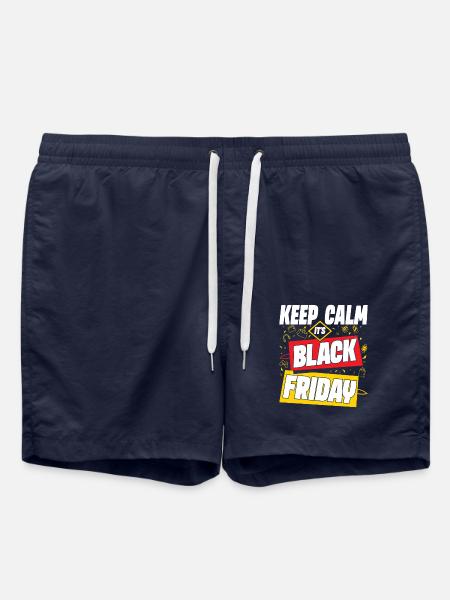 Keep Calm It's Black Friday - Badeshorts - French Navy