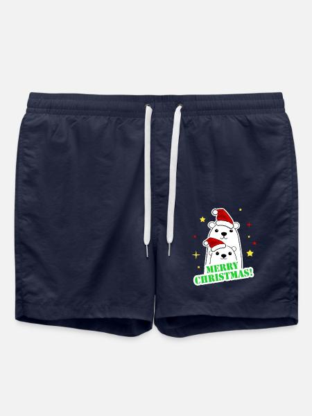 Joyeux Noël - Short de bain - bleu marine